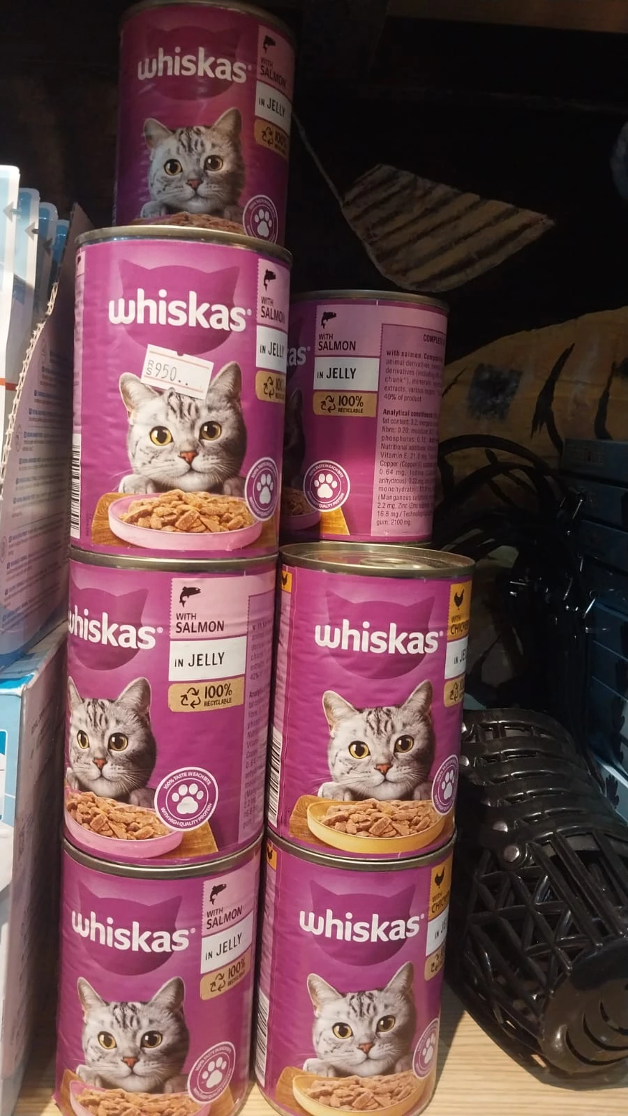 Whiskas with Salmon in Jelly Cat Food