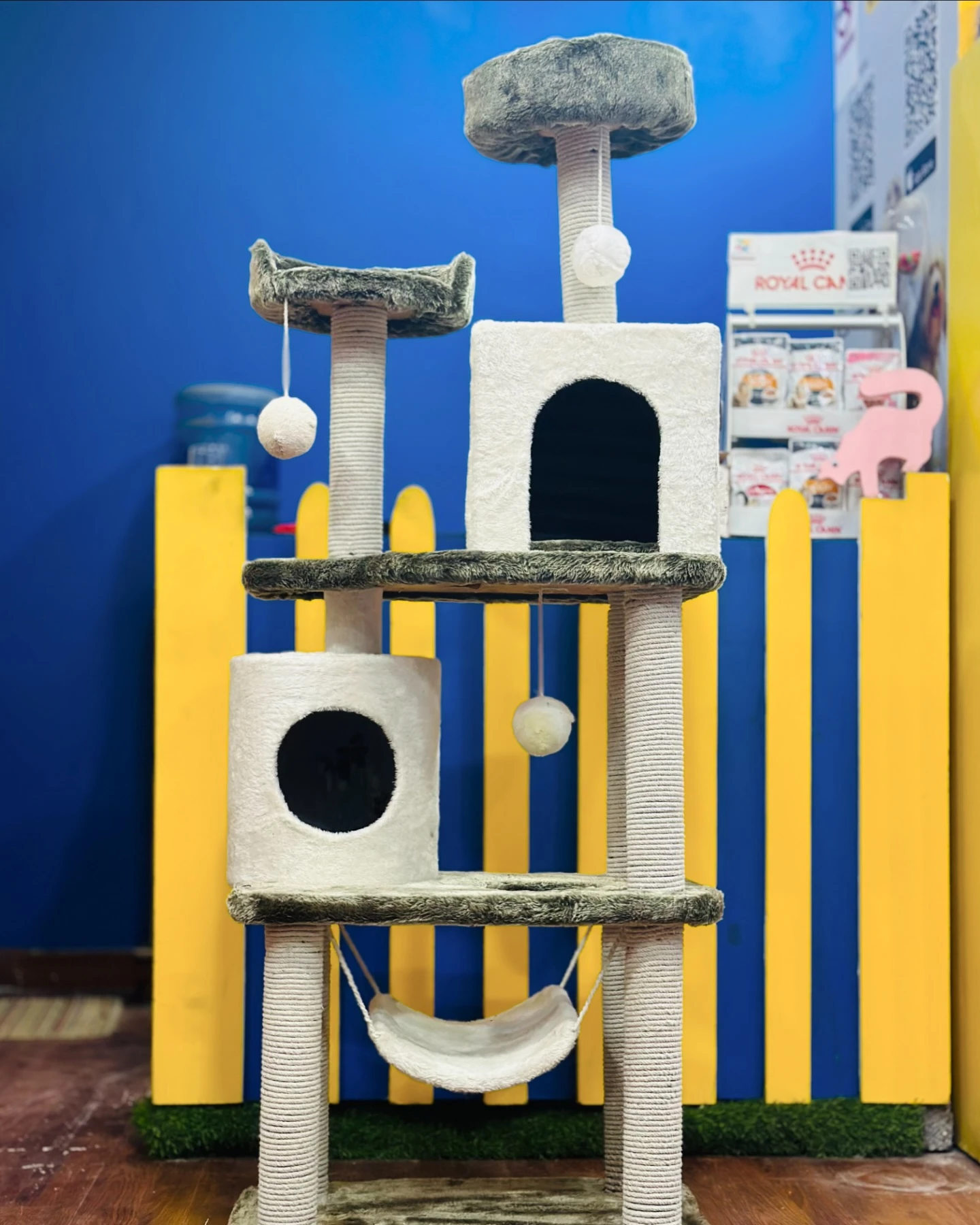 Cat Tree Scratching Pose-Image 1