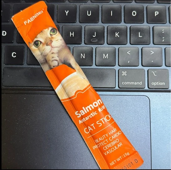 Faenbei Creamy Treats – 15 Gram Tube – Salmon-Image 2