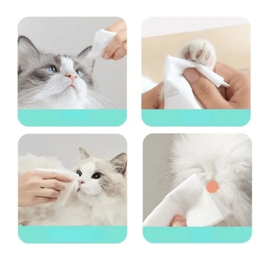 cat Cleaning Wipes (70 Pieces) (Free Delivery)-Image 2