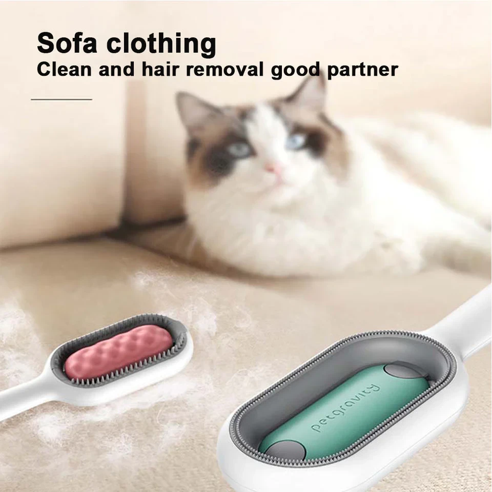 Sticky Brush for Cats Hairs Kit (Brush+ Wipes + 20ml Dry Clean Solution)-Image 2