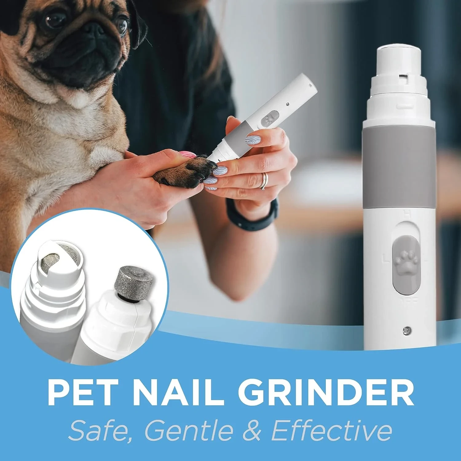 Professional Electric Pet Nail Grinder Best Quality (Very Safe)-Image 3