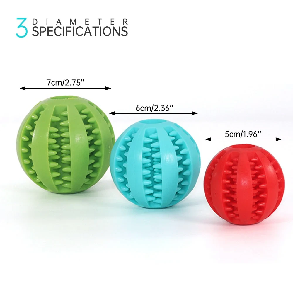 Teeth Cleaning Chew Treat Ball for Puppies and Dogs-Image 2