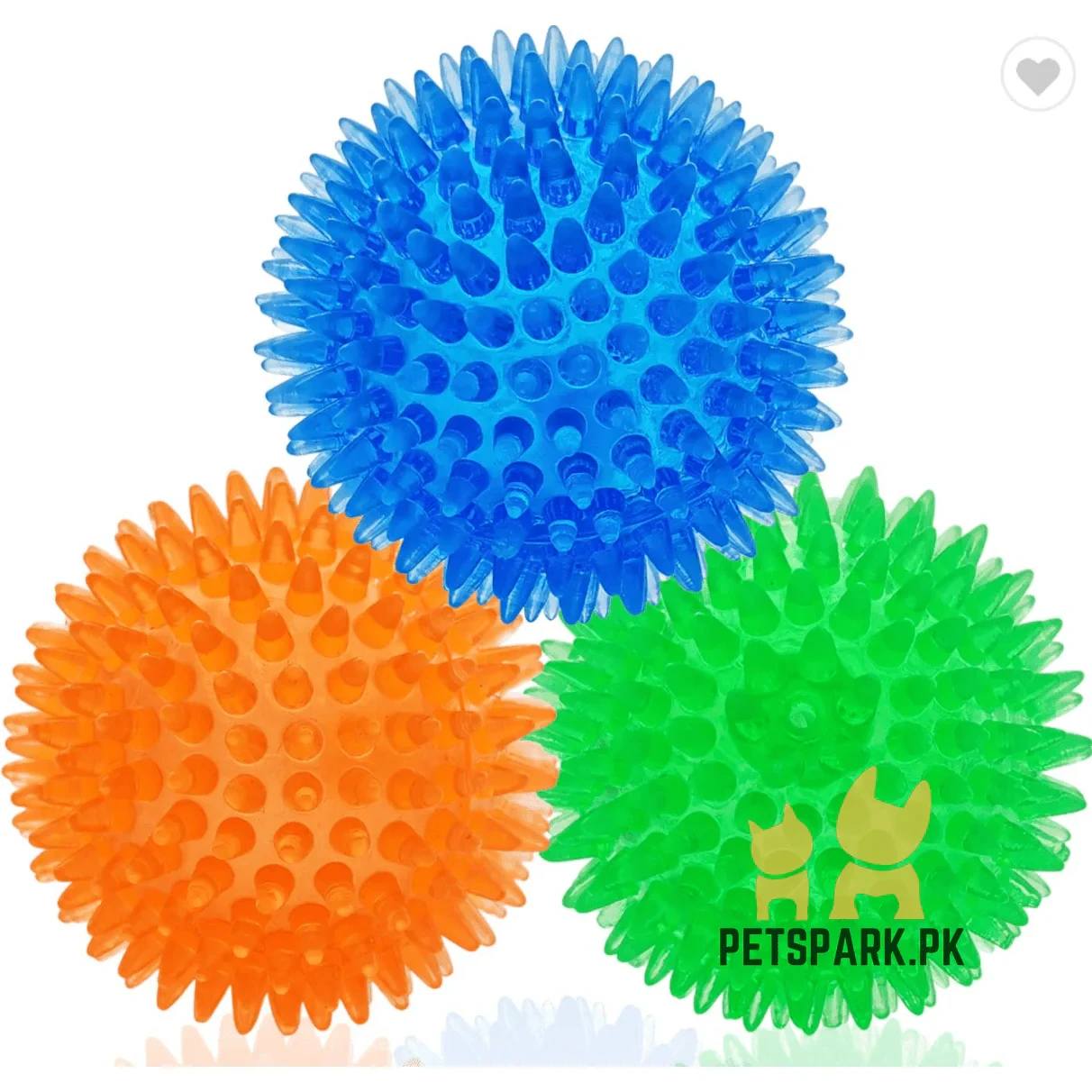 Round Spikes Toy Ball with LED for Puppies and Dogs-Image 2