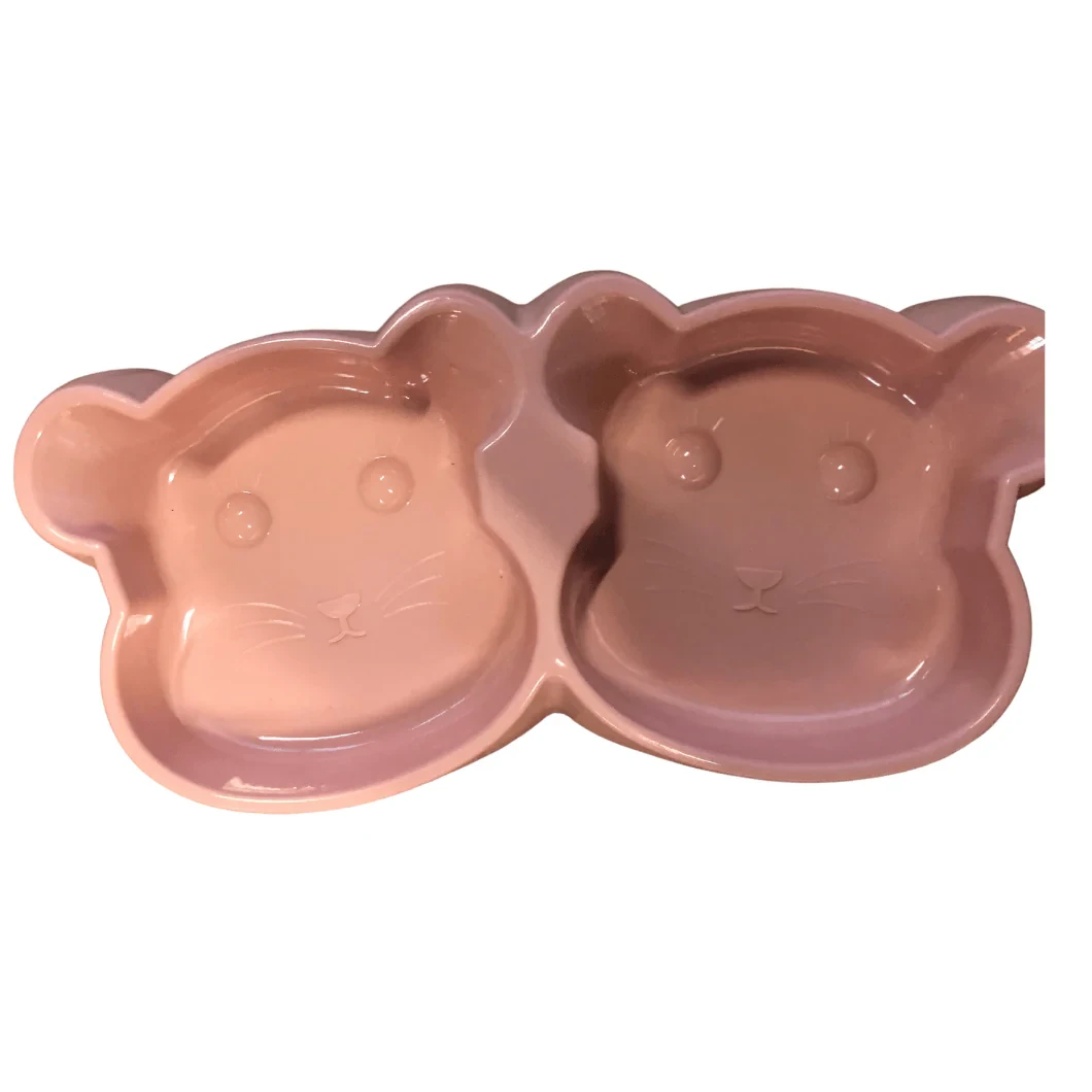 Double Bear Shape Bowl for Puppies-Image 2