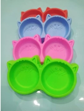 Plastic Double Bowl