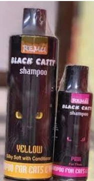 Remu Black Catty Shampoo For Fleas 120ml