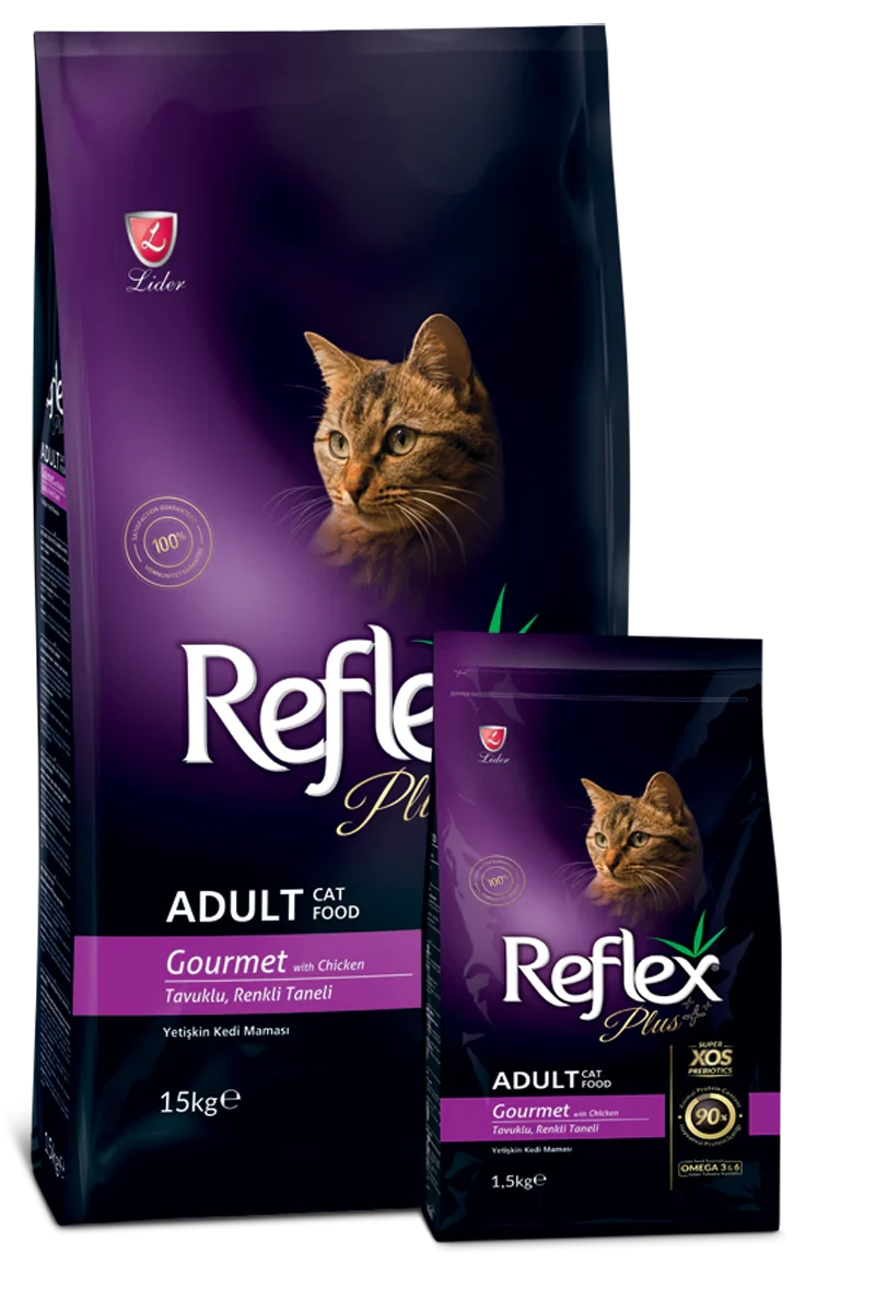 Reflex Plus Multi Colour Adult Cat Food with Chicken