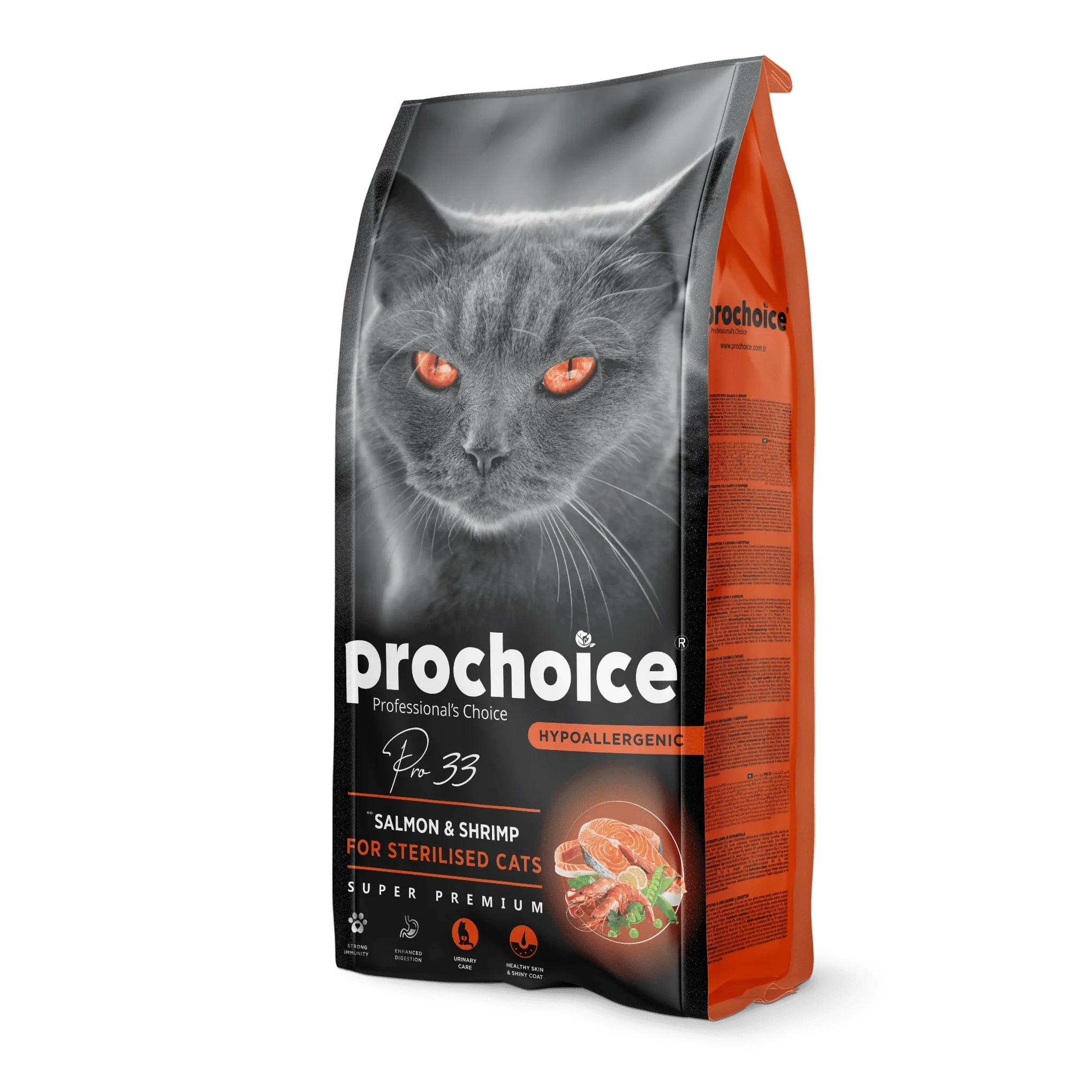 Prochoice Pro33 Salmon & Shrimp | Sterilized Cats