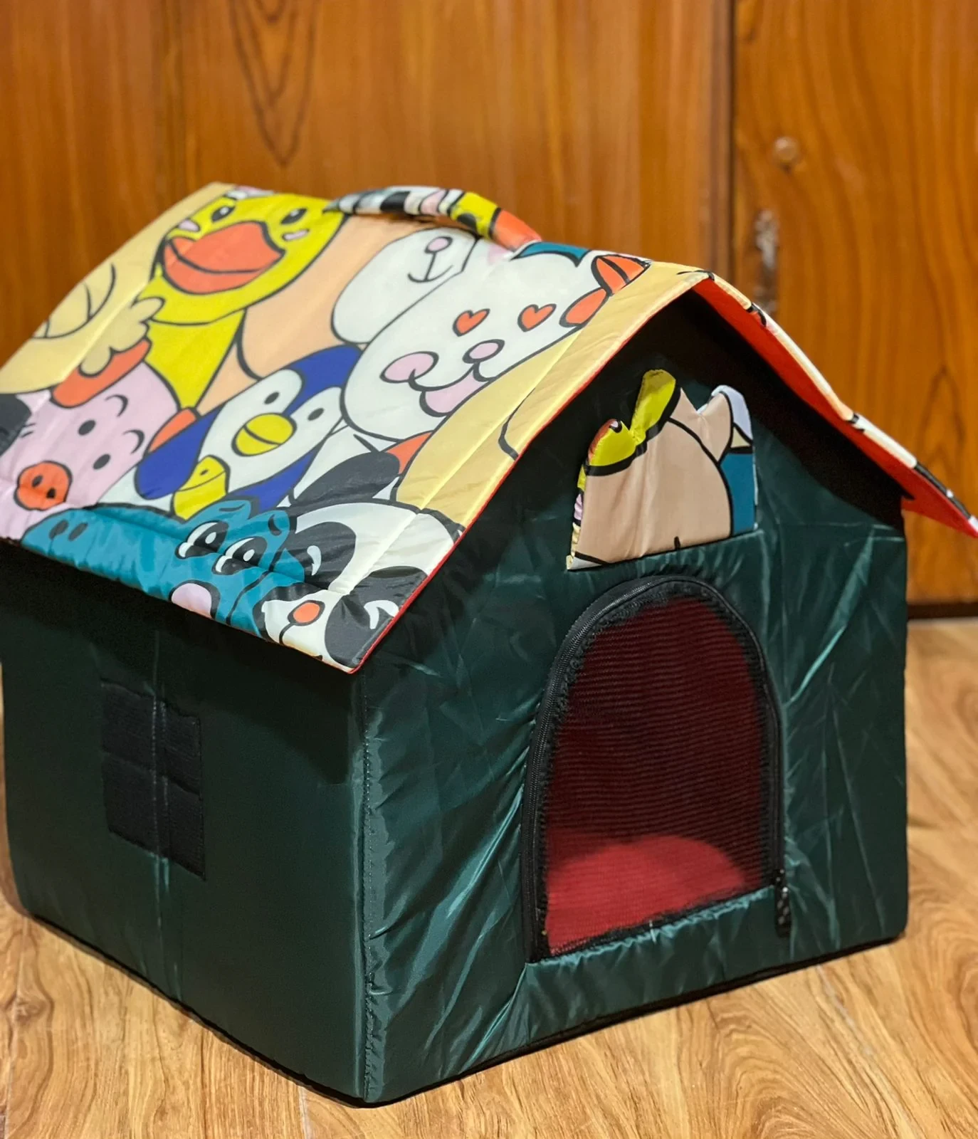 Portable Folding Cat House