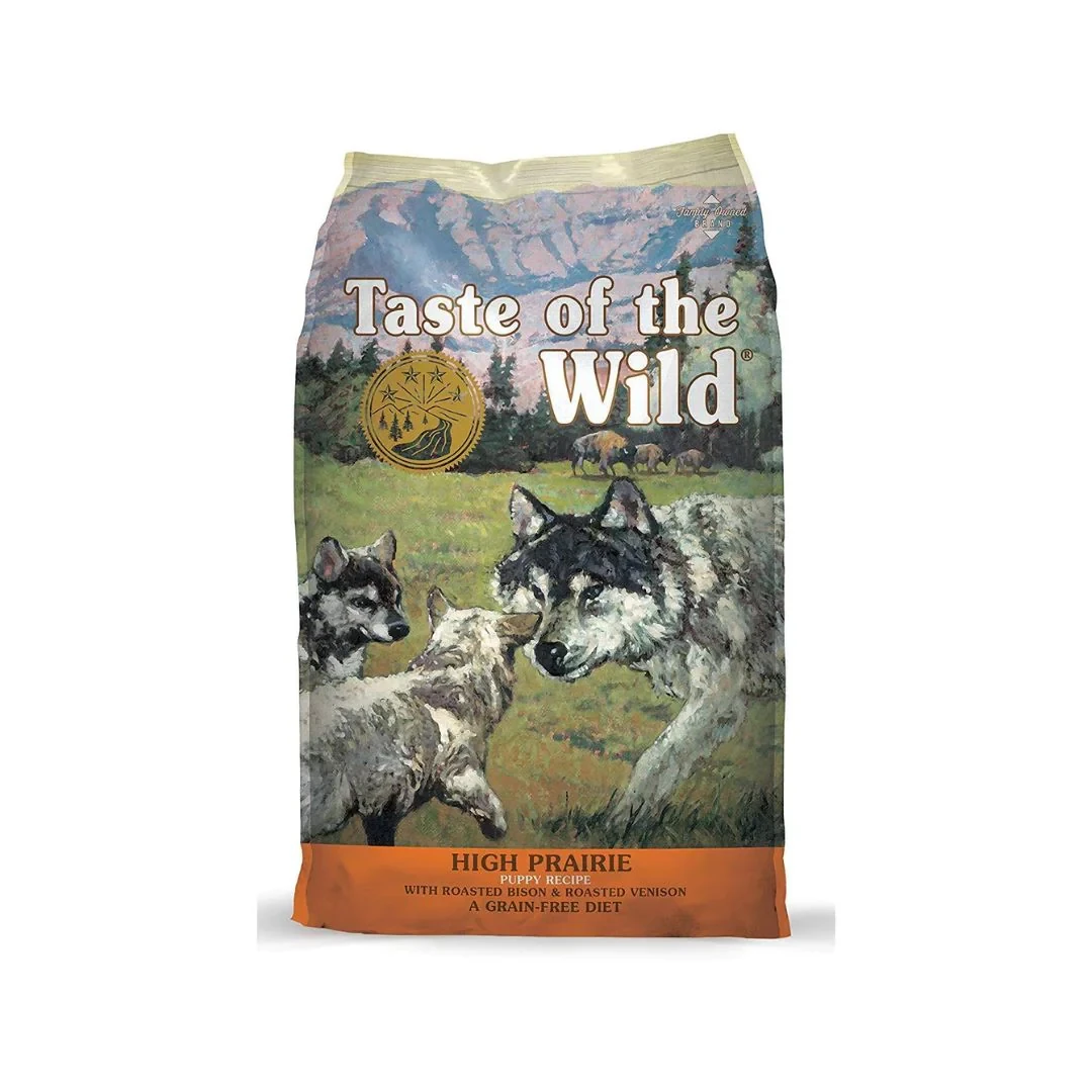 Taste of the Wild High Prairie Puppy Grain Free Dry Food