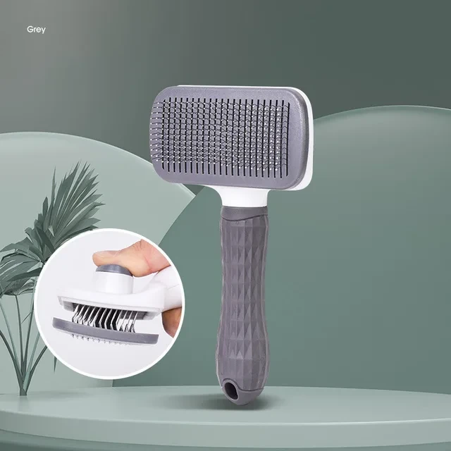 Interactive Square Button Brush for Dogs