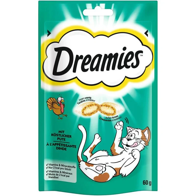 Dreamies Dry Cat Treat in Different Flavors