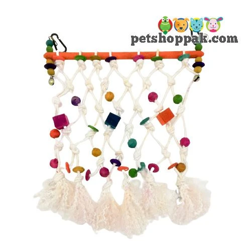 Parrot Toy Rope Net Small