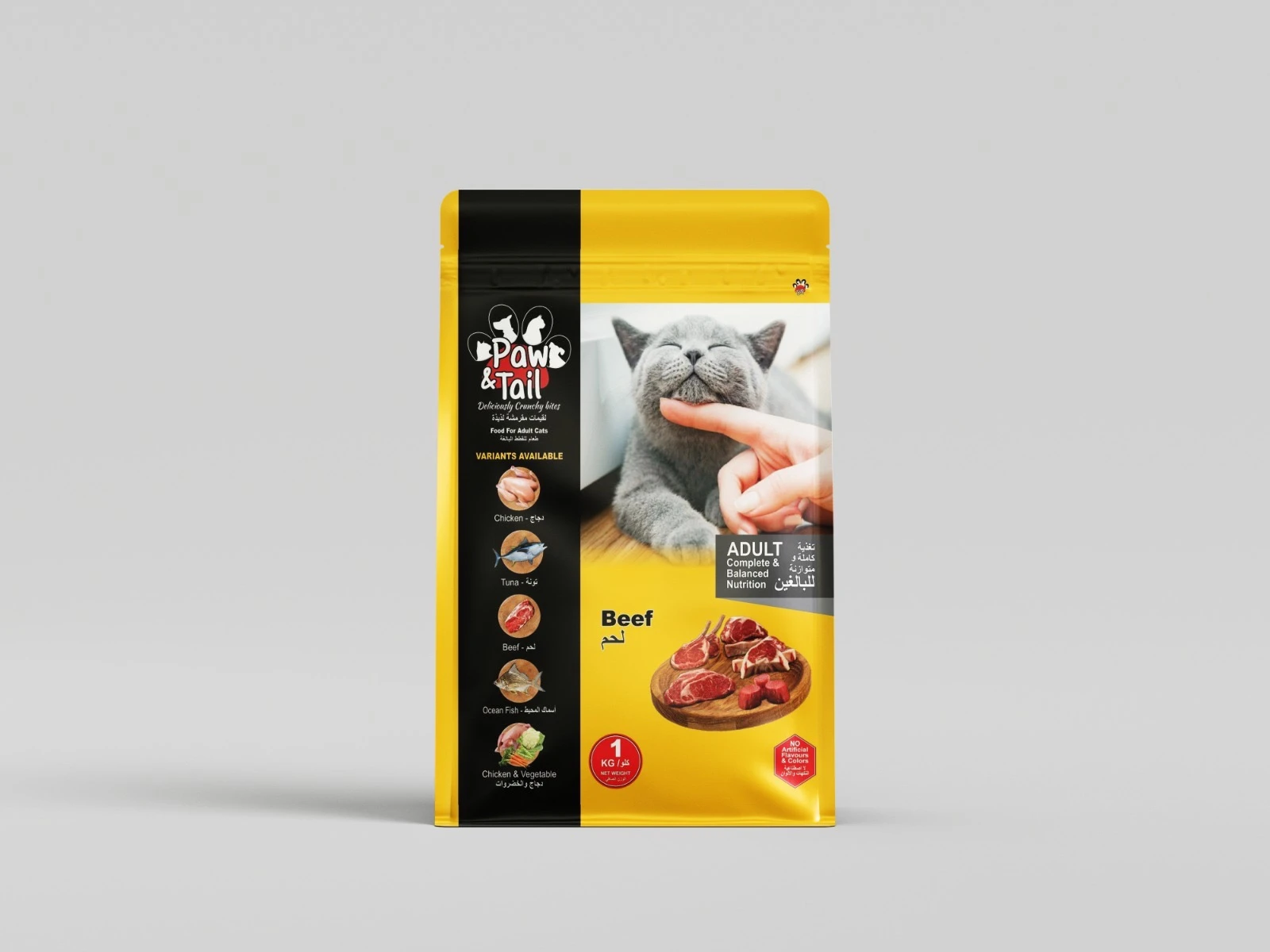 Paw & Tail - 1 Kilogram Pouch (Food for Adult Cats)