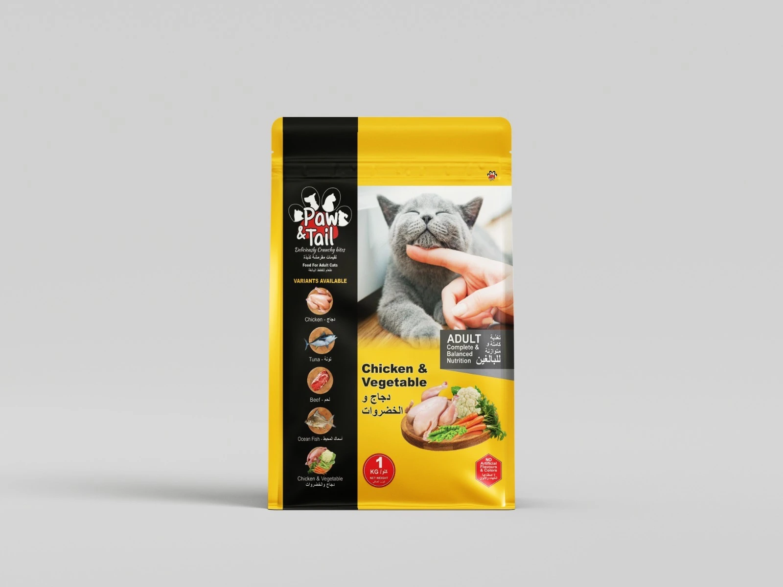 Paw & Tail - 1 Kilogram Pouch (Food for Adult Cats)