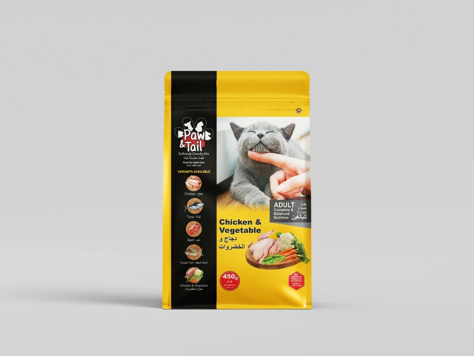 Paw & Tail 450 grams Pouch (Food for Adult Cat)