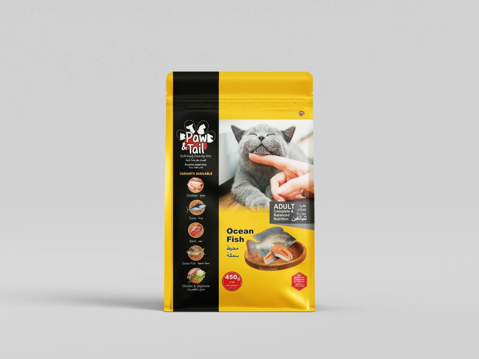 Paw & Tail 450 grams Pouch (Food for Adult Cat)