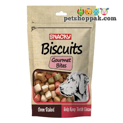 Snacky Biscuits Dog Treat Oven Baked Gourmet Bites