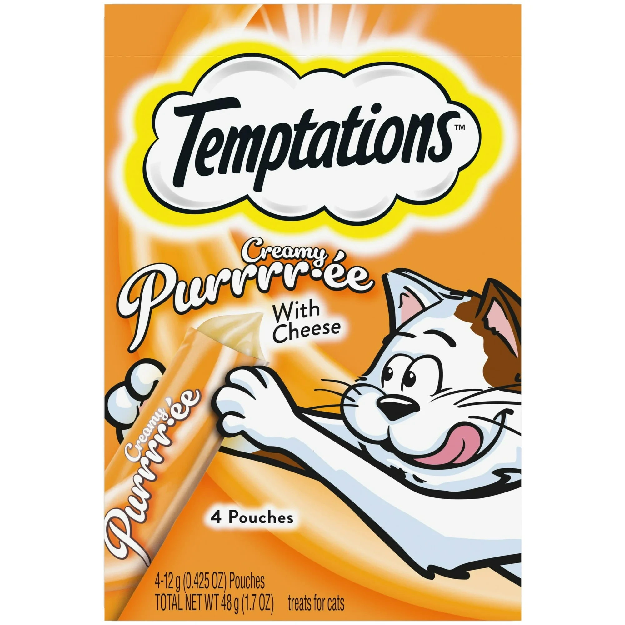 Temptations Creamy Puree With Cheese Lickable