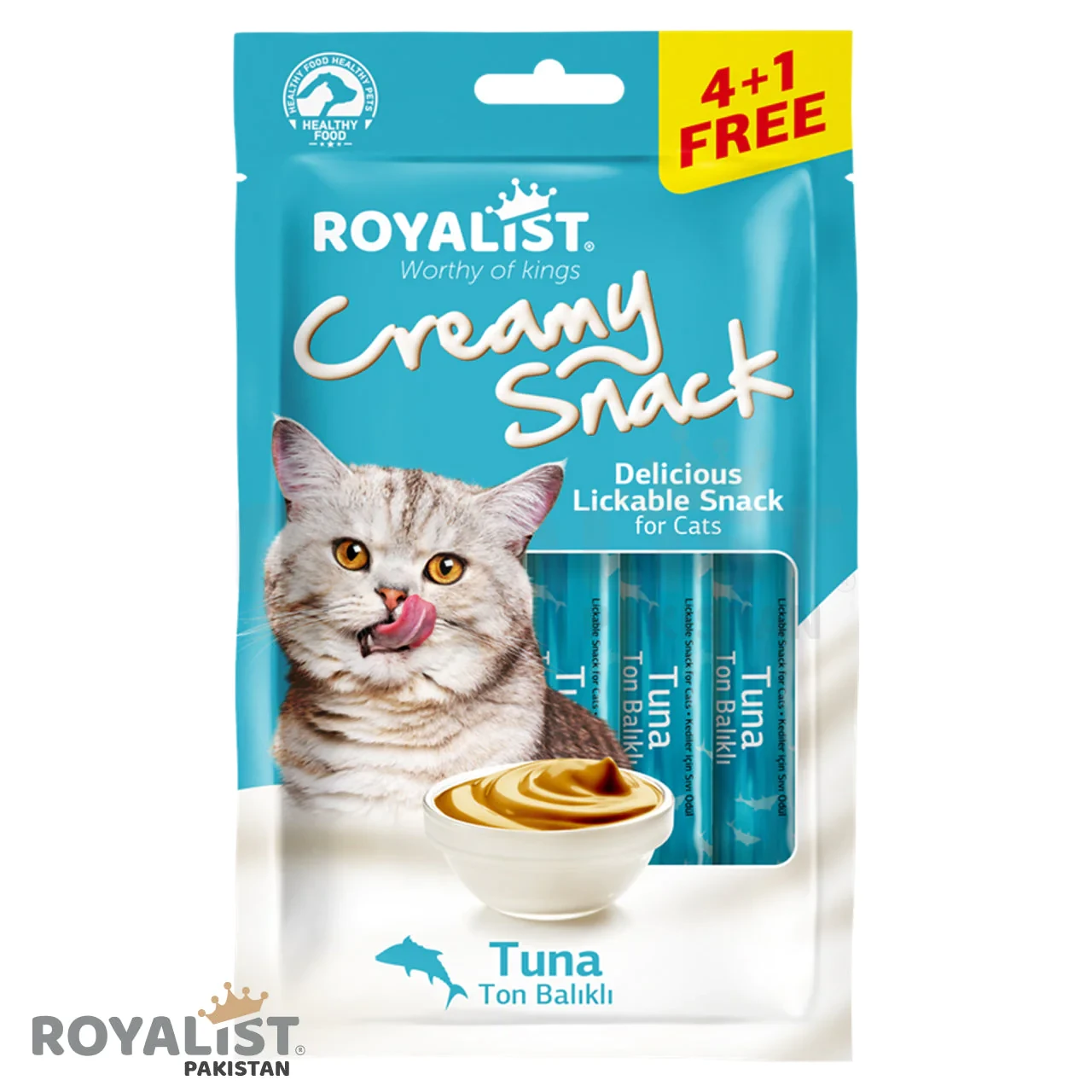 Royalist Creamy Snack Pack Tuna / Cat Treat – 75 Gram