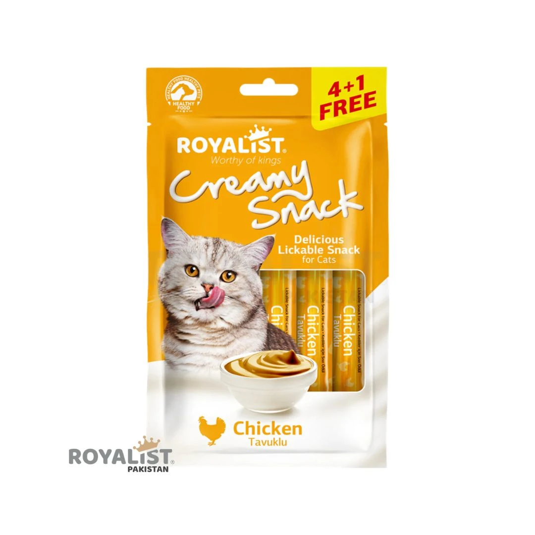 Royalist Creamy Snack Pack Chicken / Cat Treat – 75 Gram