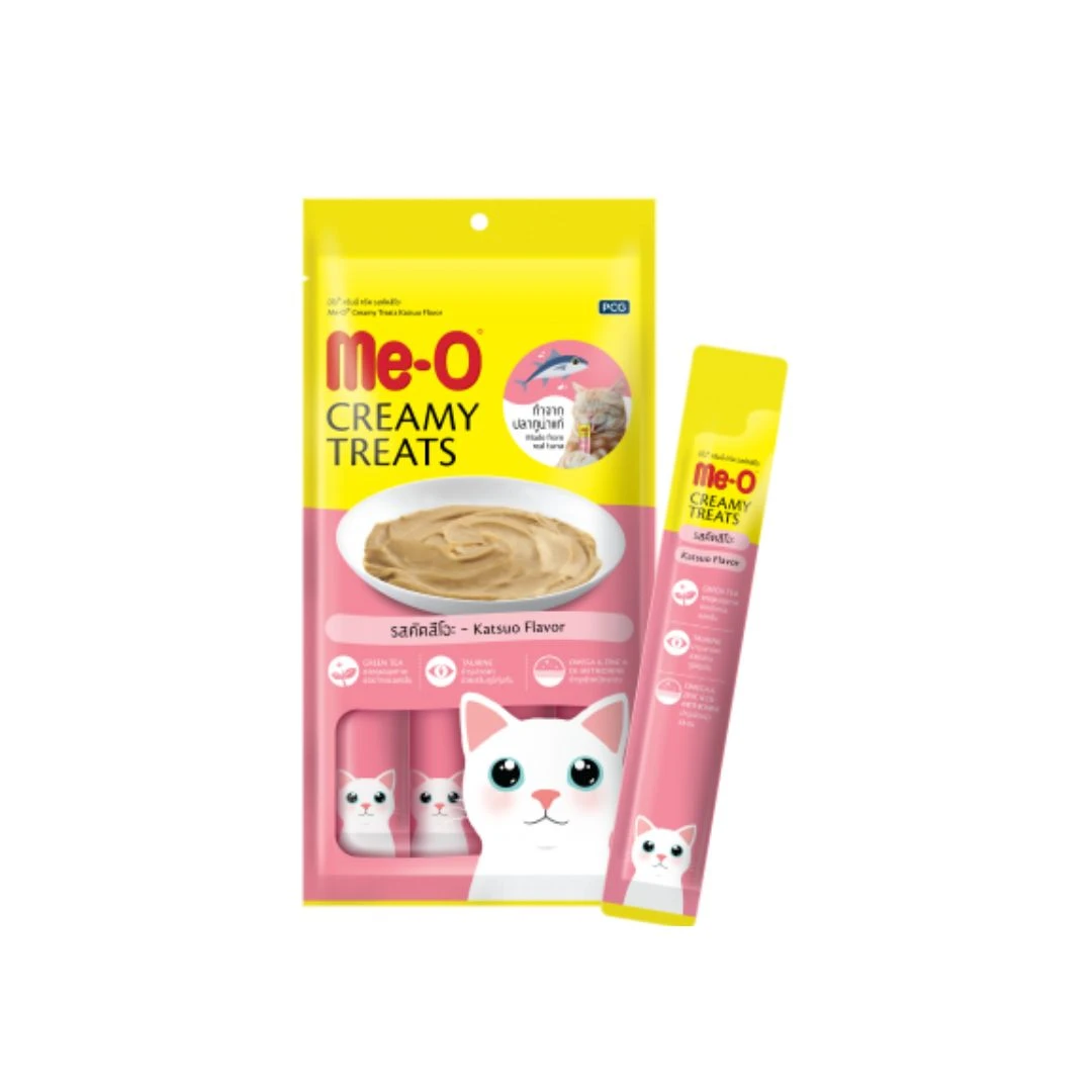 MeO/Me-O Creamy Treat for Cat – Fish/Katsuo Flavour