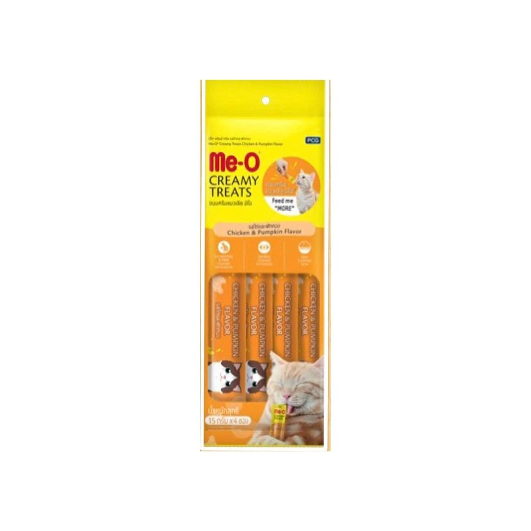 MeO/Me-O Creamy Treat for Cat – Chicken and Pumpkin Flavour