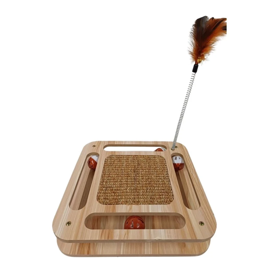 Cat Wooden Scratcher